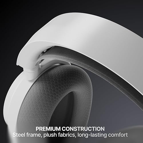 STEELSERIES ARCTIS NOVA 7 WIRELESS GEN 2 GAMING HEADSET WHITE 50 HR, BLUETOOTH, PC, PS5, SWITCH