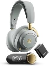 STEELSERIES ARCTIS NOVA ELITE WIRELESS GAMING HEADSET HI-RES 96KHZ ANC AI NOISE CANCELING
