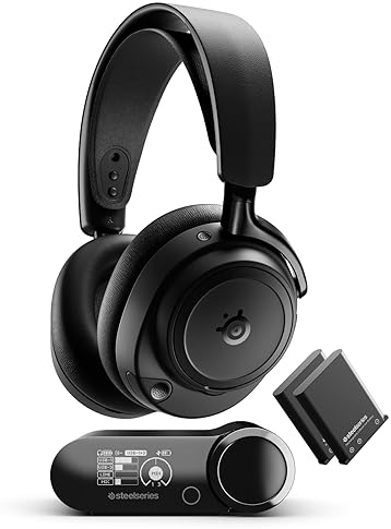 STEELSERIES ARCTIS NOVA ELITE WIRELESS GAMING HEADSET HI-RES ANC AI NOISE CANCEL MULTI-SOURCE