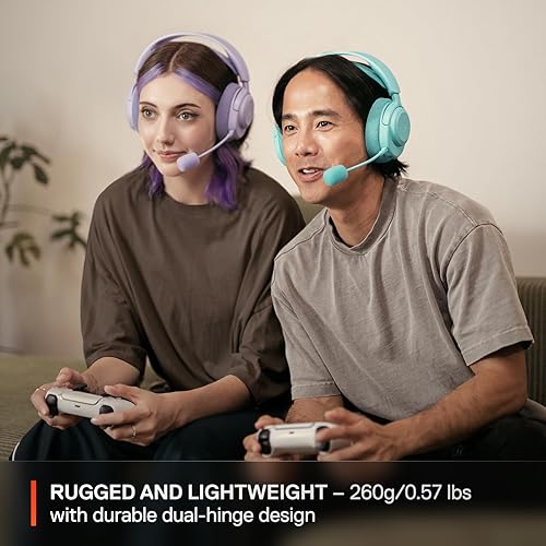 STEELSERIES ARCTIS NOVA 3P WIRELESS GAMING HEADSET 40HR BATTERY, MULTI-PLATFORM, AQUA
