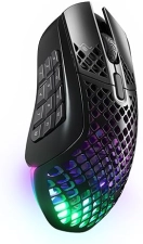 STEELSERIES AEROX 9 WIRELESS RGB GAMING MOUSE - ULTRA-LIGHT, WATER RESISTANT, 18K DPI, 18 BUTTONS