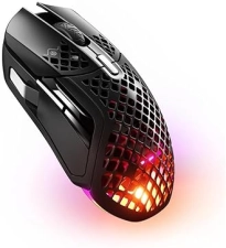 STEELSERIES AEROX 5 WIRELESS RGB GAMING MOUSE ULTRA-LIGHT, WATER-RESISTANT, 18K DPI SENSOR