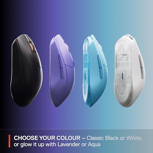 STEELSERIES RIVAL 3 WIRELESS GEN 2 GAMING MOUSE 18000 DPI TRUEMOVE AIR SENSOR BLUETOOTH