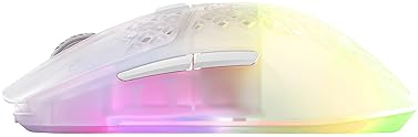STEELSERIES AEROX 3 WIRELESS RGB GAMING MOUSE 18K DPI TRUEMOVE AIR, ULTRA-LIGHT, WATER RESISTANT
