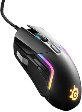 STEELSERIES RIVAL 5 GAMING MOUSE BLACK 18,000 CPI TRUEMOVE AIR, 9 BUTTONS, RGB LIGHTING
