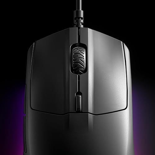 STEELSERIES RIVAL 3 GAMING MOUSE WITH 8500 CPI TRUEMOVE CORE, 6 BUTTONS, RGB LIGHTING, BLACK