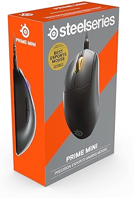 STEELSERIES PRIME MINI FPS GAMING MOUSE 61G ULTRA LIGHT RGB 5 BUTTONS 18K CPI SENSOR PC MAC