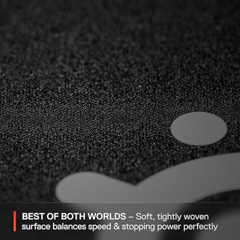 STEELSERIES QCK L GAMING MOUSEPAD EXTRA DENSE SMOOTH GLIDE NON-SLIP 16.54X19.29 INCH