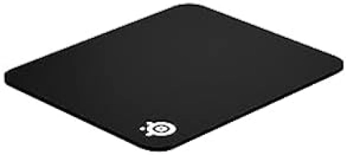 STEELSERIES QCK MEDIUM GAMING MOUSE PAD - THICK CLOTH, PEAK TRACKING STABILITY, BLACK