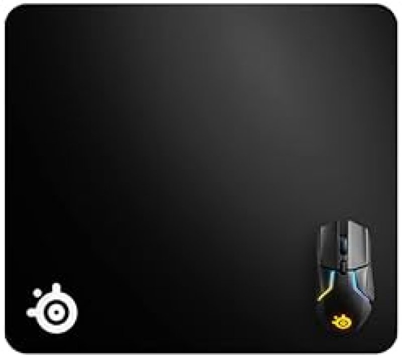 STEELSERIES QCK HEAVY LARGE GAMING MOUSE PAD EXTRA THICK NON-SLIP RUBBER, MICROFIBER SURFACE