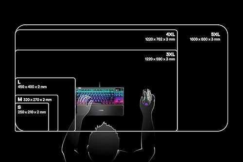 STEELSERIES QCK SMALL CLOTH GAMING MOUSE PAD - OPTIMIZED FOR HIGH-PRECISION GAMING SENSORS