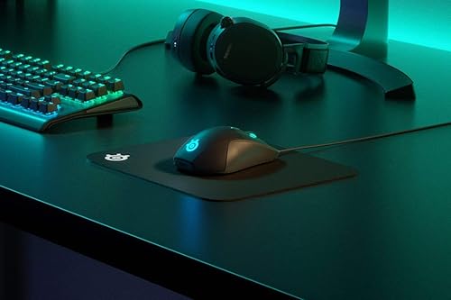 STEELSERIES QCK SMALL CLOTH GAMING MOUSE PAD - OPTIMIZED FOR HIGH-PRECISION GAMING SENSORS