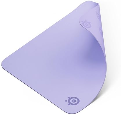 STEELSERIES QCK CLOTH GAMING MOUSE PAD MEDIUM LAVENDER - MICRO-WOVEN SURFACE, SENSOR OPTIMIZED