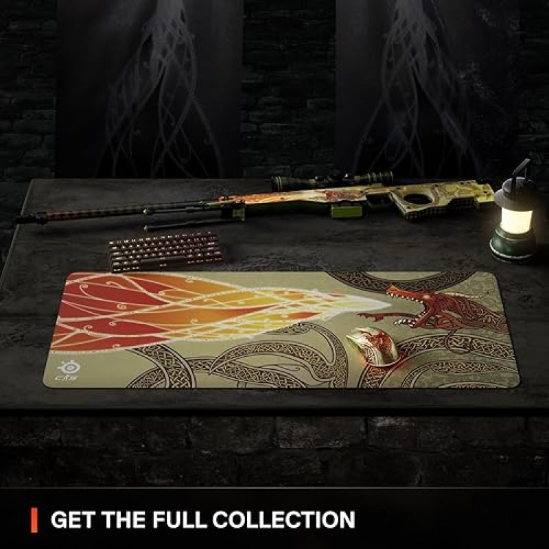 STEELSERIES CS2 DRAGON LORE WIRELESS GAMING MOUSE 18K DPI, BLUETOOTH 2.4GHZ, 200HR BATTERY