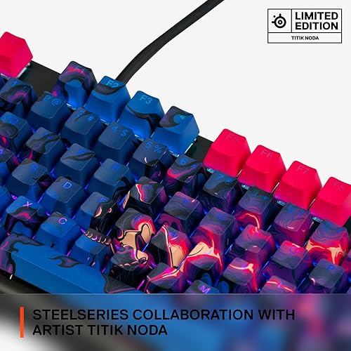 STEELSERIES LIMITED EDITION DOUBLE SHOT PUDDING KEYCAPS DURABLE PBT, ARTIST COLLABORATION