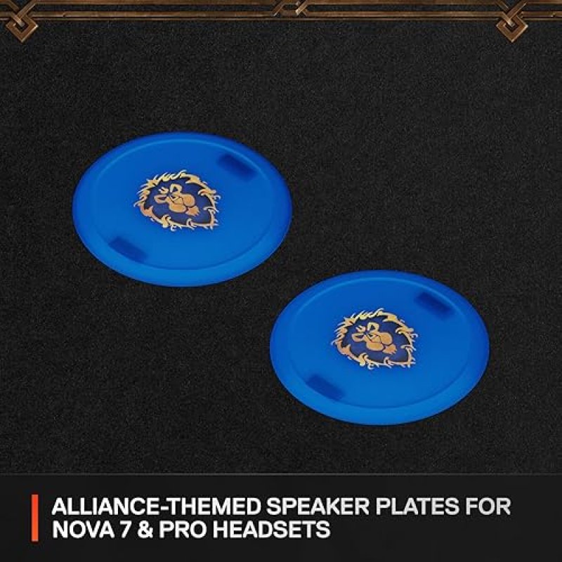 STEELSERIES ARCTIS NOVA BOOSTER PACK WOW ALLIANCE EDITION GAMING HEADSET ACCESSORY, LIMITED EDITION