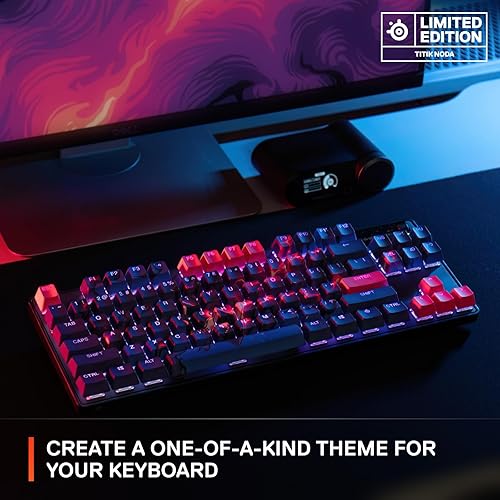 STEELSERIES LIMITED EDITION DOUBLE SHOT PUDDING PBT KEYCAPS WITH ARTIST ARTWORK FOR MECHANICAL KEYBO
