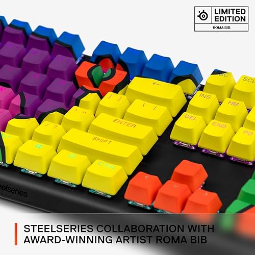 STEELSERIES LIMITED EDITION ROMA BIB DOUBLE SHOT PUDDING PBT KEYCAPS FOR MECHANICAL KEYBOARDS