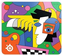 STEELSERIES QCK ROMA BIB LIMITED EDITION GAMING MOUSE PAD NON-SLIP RUBBER BASE, OPTIMIZED SENSORS