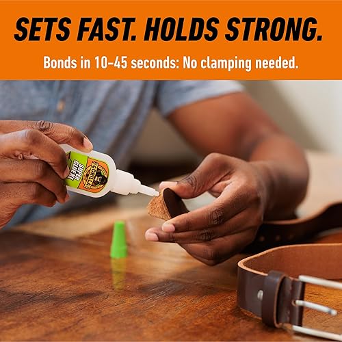 GORILLA SUPER GLUE GEL XL 25G CLEAR, FAST SETTING ALL-PURPOSE ADHESIVE FOR REPAIRS PROJECTS