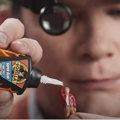 GORILLA MICRO PRECISE SUPER GLUE 5.5G CLEAR FAST-SETTING ALL-PURPOSE ADHESIVE FOR REPAIRS
