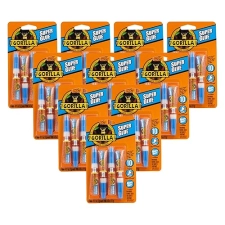GORILLA SUPER GLUE CLEAR, 4 X 3G TUBES, PACK OF 10 FAST-SETTING ALL-PURPOSE ADHESIVE