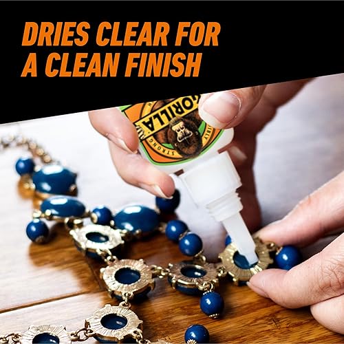GORILLA SUPER GLUE GEL XL 25G PACK OF 2 CLEAR, FAST-SETTING, ALL-PURPOSE ADHESIVE