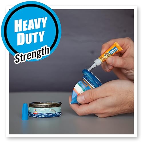 GORILLA SUPER GLUE CLEAR, FAST SETTING, 4 TUBES X 3G PACK OF 2 ALL PURPOSE ADHESIVE