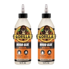 GORILLA ULTIMATE WATERPROOF WOOD GLUE 18OZ PACK OF 2 NATURAL COLOR FOR INDOOR OUTDOOR USE