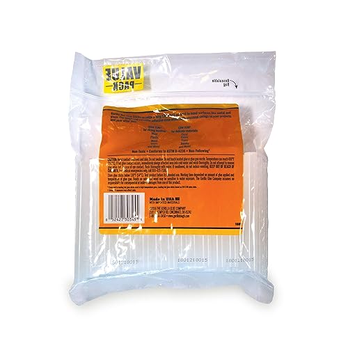 GORILLA CLEAR MINI HOT GLUE STICKS 4 X 0.27, 75 COUNT PACK OF 2 ALL TEMPERATURE SAFE
