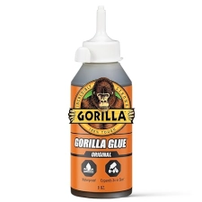 GORILLA ORIGINAL WATERPROOF POLYURETHANE GLUE, BROWN, 8 OZ STRONG ALL-PURPOSE ADHESIVE