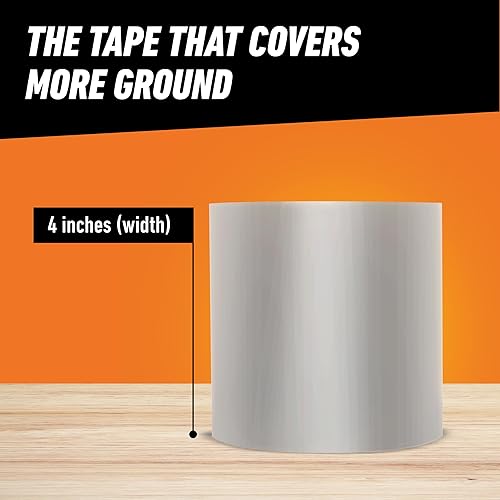 GORILLA WATERPROOF CLEAR PATCH SEAL TAPE 4X8 PACK OF 4 WEATHERPROOF LEAK REPAIR