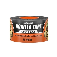GORILLA TAPE BLACK 2.88 X 25 YD HEAVY DUTY, WEATHER RESISTANT, INDOOR OUTDOOR USE