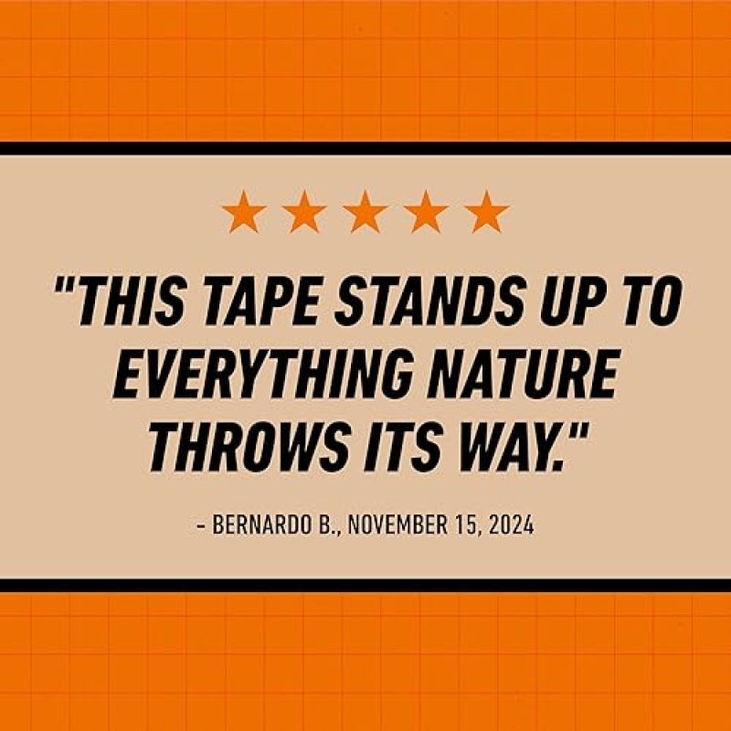 GORILLA BLACK ALL WEATHER DUCT TAPE 1.88 X 25 YD WATERPROOF, UV TEMPERATURE RESISTANT