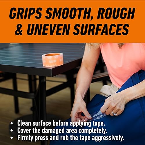 GORILLA CRYSTAL CLEAR TAPE 1.88 X 18 YD WEATHER RESISTANT FOR INDOOR OUTDOOR USE