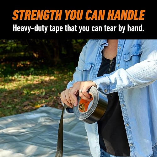 GORILLA BLACK DUCT TAPE 1.88 X 35 YD BULK PACK OF 18 HEAVY DUTY WEATHER RESISTANT TAPE