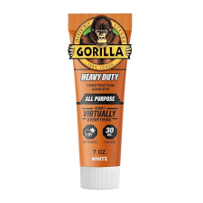 GORILLA HEAVY DUTY WHITE CONSTRUCTION ADHESIVE GLUE 7OZ SQUEEZE TUBE WATERPROOF GAP FILLING