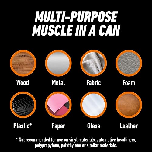 GORILLA HEAVY DUTY CLEAR SPRAY ADHESIVE GLUE 14OZ ALL PURPOSE INDOOR OUTDOOR USE