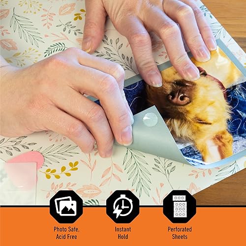 GORILLA CLEAR DOUBLE-SIDED PERMANENT ADHESIVE DOTS 0.5 - 150 PIECES X 8 PACKS, PHOTO SAFE