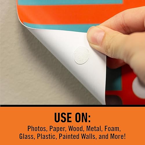GORILLA CLEAR DOUBLE-SIDED PERMANENT ADHESIVE DOTS 0.5 - 150 PIECES X 8 PACKS, PHOTO SAFE
