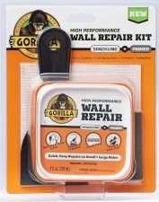 GORILLA HEAVY DUTY WALL REPAIR KIT WITH SPACKLING AND WHITE PRIMER FOR WALL FIXING