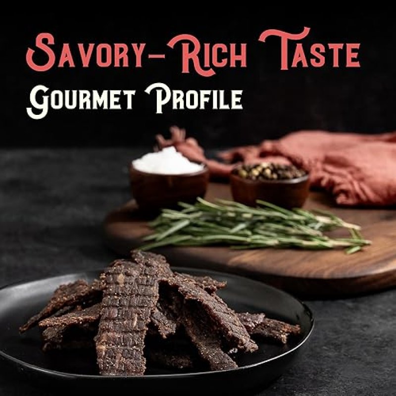 MEAT ARTISAN AUSTRALIAN WAGYU BEEF JERKY - HIGH PROTEIN, GLUTEN FREE, NO MSG, 3OZ 85G