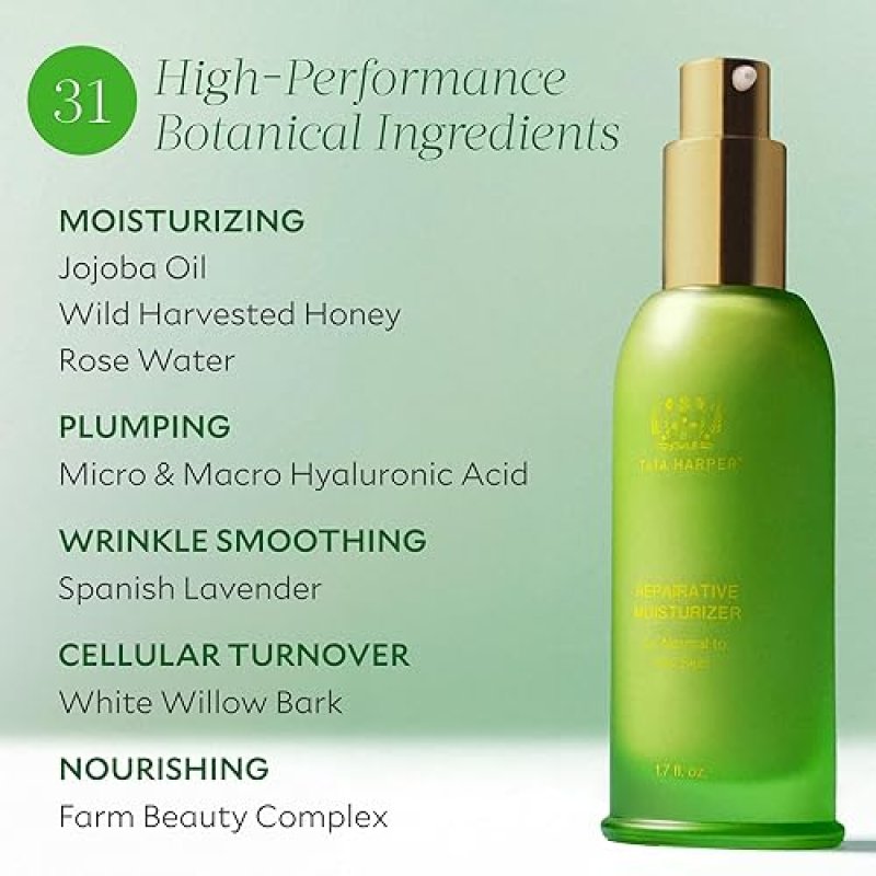 TATA HARPER REPAIRATIVE DAILY LIGHTWEIGHT MOISTURIZER FOR DEWY SKIN, 50ML