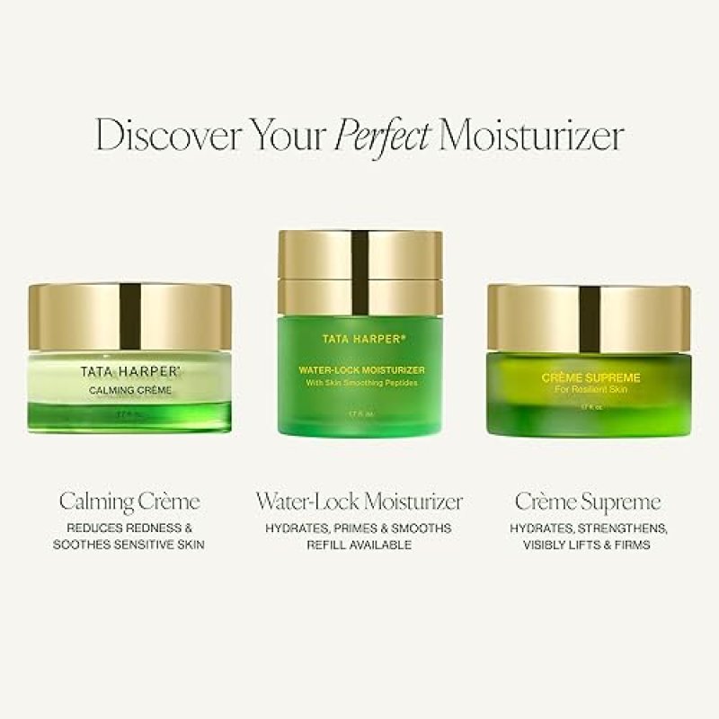 TATA HARPER CALMING CRèME 50ML SOOTHING MOISTURIZER FOR ECZEMA SENSITIVE, SENSITIVE SKIN