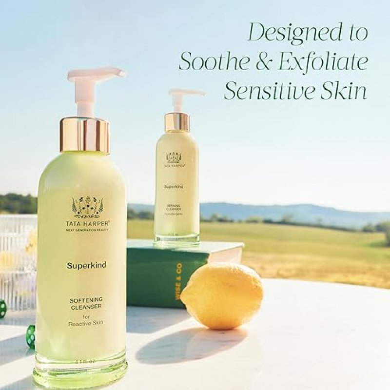 TATA HARPER SUPERKIND REFINING CLEANSER 125ML GENTLE, HYPOALLERGENIC, VEGAN SKINCARE
