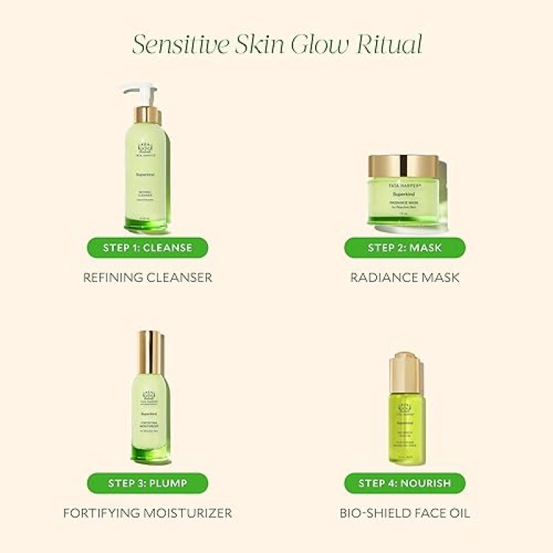 TATA HARPER SUPERKIND REFINING CLEANSER 125ML GENTLE, HYPOALLERGENIC, VEGAN SKINCARE