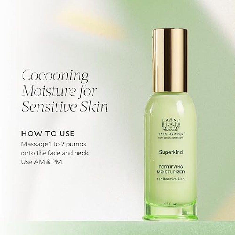 TATA HARPER SUPERKIND LIGHTWEIGHT MOISTURIZER FOR SENSITIVE SKIN, REDNESS RELIEF, 50ML
