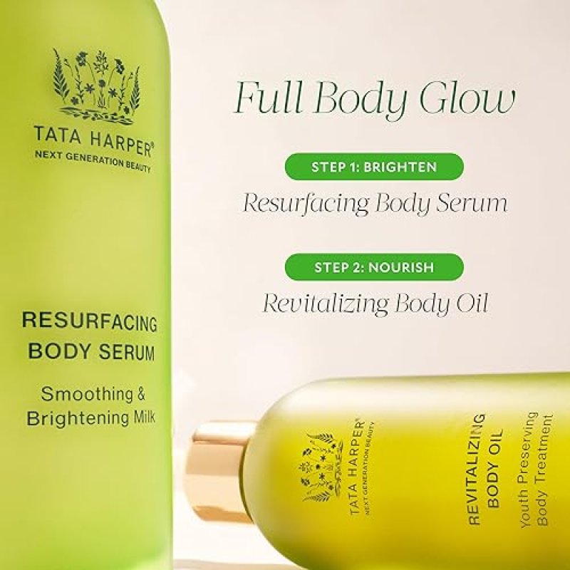 TATA HARPER RESURFACING BODY SERUM 125ML BRIGHTENING, SMOOTHING, NATURAL RETINOL ALTERNATIVE