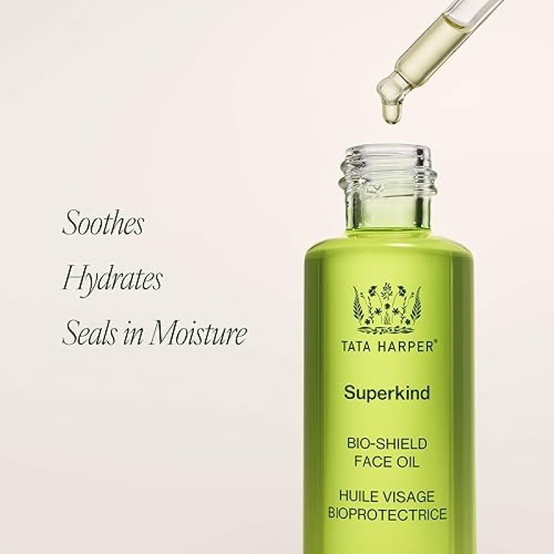 TATA HARPER BIO-SHIELD FACE OIL FOR REACTIVE SKIN 30ML NATURAL SKINCARE TREATMENT