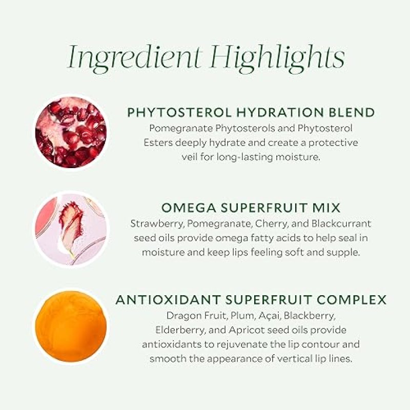 TATA HARPER 3-IN-1 HYDRATING LIP TREATMENT NATURAL, NOURISHING, PLUMPING, FRESH VERMONT MADE